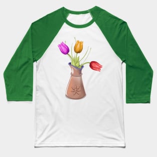 Flower Pot Baseball T-Shirt